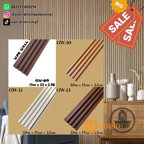 Kisi Kisi Treede WALLPANEL Wall Panel WPC YONGHUI Seri Kotak