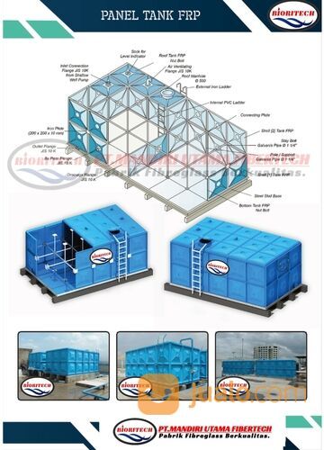 Roof tank Frp, Panel Frp, Gwt Fiber, Water Tank Frp, Tandon Fibreglass Berkualitas