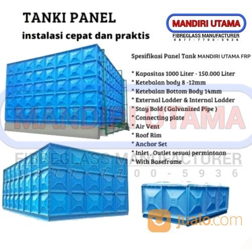 Water Tank Frp, Roof Tank Frp, Ground Tank, Tangki Tandon Fiberglass