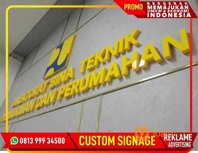 Produsen Papan Nama Huruf Timbul 3D Akrilik Terdekat