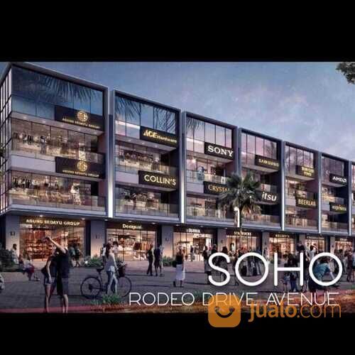Ruko Soho Ebony SRD Golf Islans PIK Kawasan komersial 24 jam