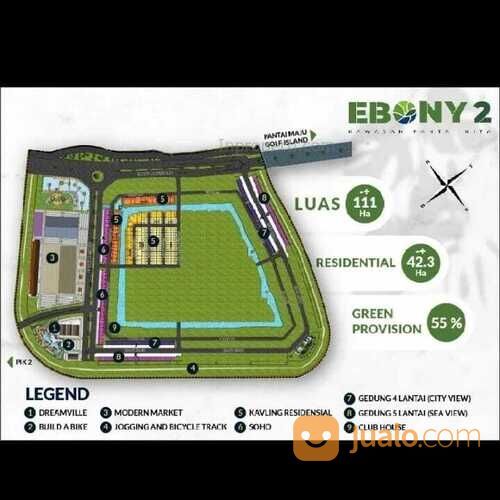 Ruko Soho Ebony SRD Golf Islans PIK Kawasan komersial 24 jam