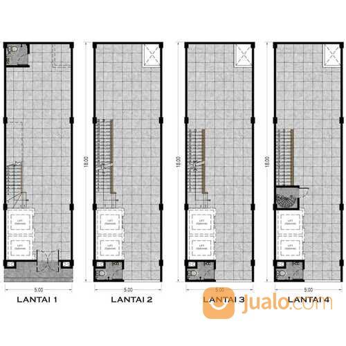 Ruko Soho Ebony SRD Golf Islans PIK Kawasan komersial 24 jam