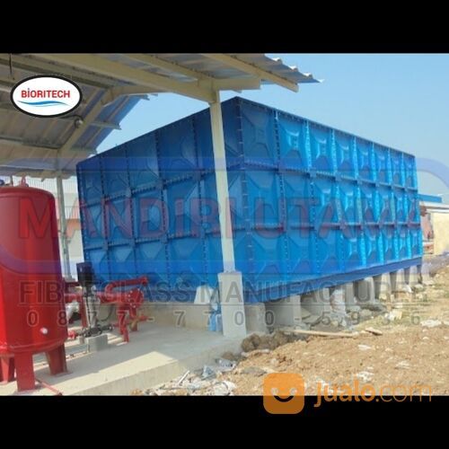 Tangki Air frp, Roof tank Kotak , Panel Fiberglass 24m3