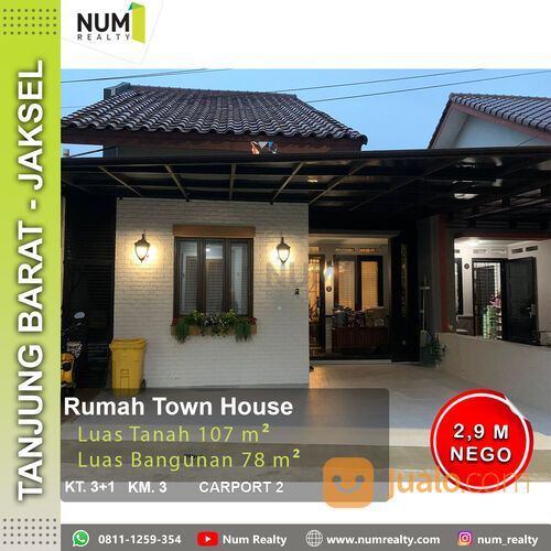 Rumah Townhouse Tanjung Barat 18 Residence Jakarta Selatan