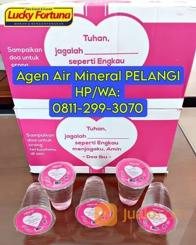 Agen Air Mineral Pelangi Jepara | HP/WA: O8112993O7O | Lucky Fortuna