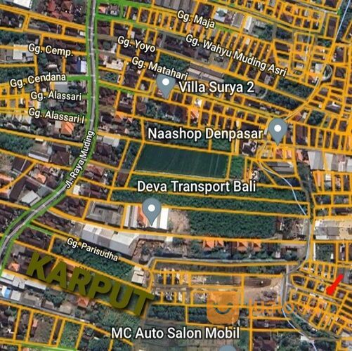 Tanah 1 are, Jl. Raya Muding Gg. Parisudha Kerobokan Kaja Kuta Utara