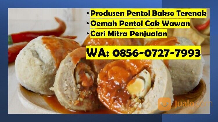 WA: 0856-0727-7993 Oemah Pentol Spesial Cak Wawan - Produsen Pentol Daging Mercon Surabaya Sidoarjo