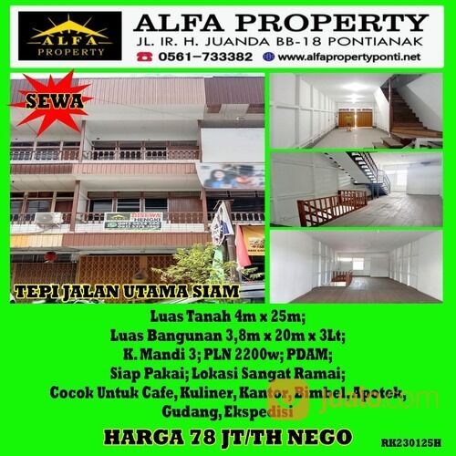 Alfa Property Ruko Jalan Siam Kota Pontianak