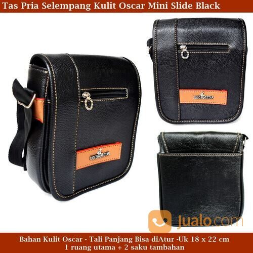 Sling bag Tas Kulit selempang Pria Boxy Oscar Mini
