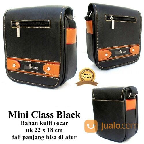 Sling bag Tas Kulit selempang Pria Boxy Oscar Mini