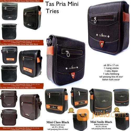 Sling bag Tas Kulit selempang Pria Boxy Oscar Mini