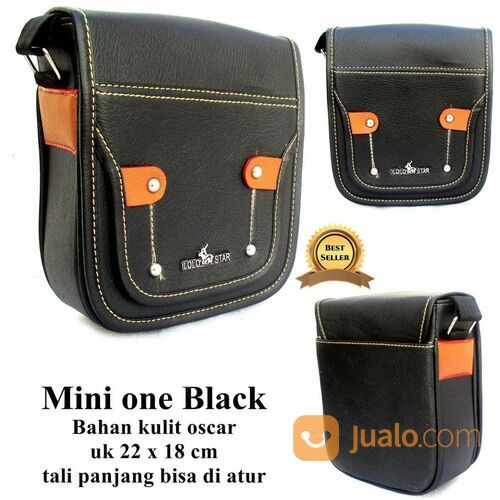 Sling bag Tas Kulit selempang Pria Boxy Oscar Mini