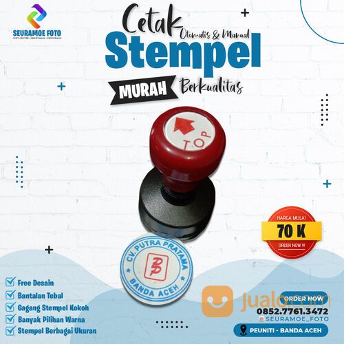 Stempel Murah dan Berkualitas di Banda Aceh