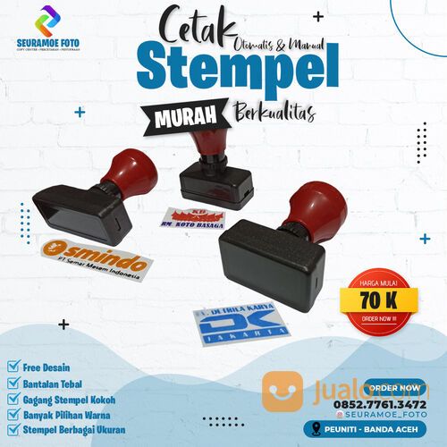 Stempel Otomatis, Free Desain