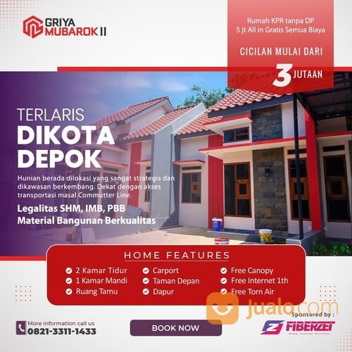 Rumah di Depok Sawangan - Griya Mubarok 2