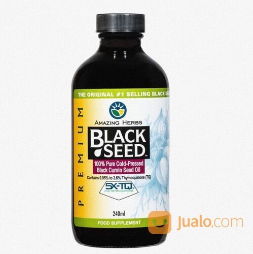 Amazing Herb Habbatussauda Jintan Hitam Black Cumin Seed Oil 240ml ORI