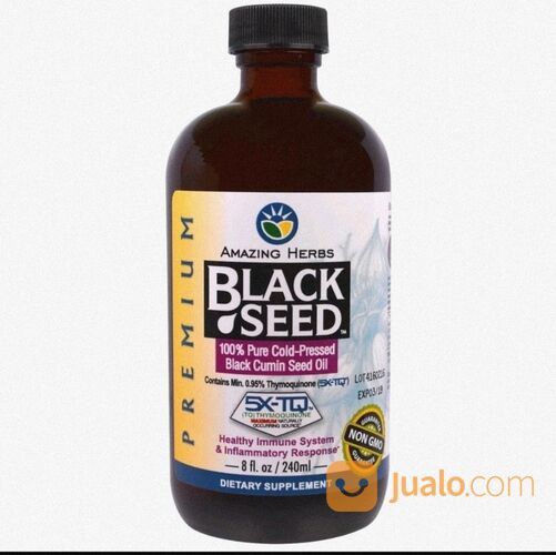 Amazing Herb Habbatussauda Jintan Hitam Black Cumin Seed Oil 240ml ORI