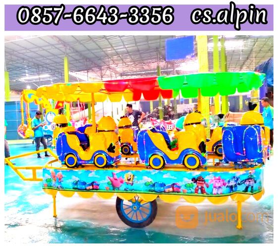 Kereta minion rel panggung odong odong Baru