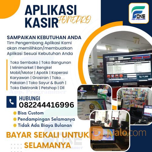 Aplikasi Kasir Toko Kelontong Bisa Custom