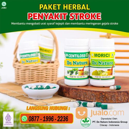 OBAT STROKE STRUK SETRUK RINGAN Wajah Miring Paket STROKE HERBAL PALING AMPUH MOrici Centiloss