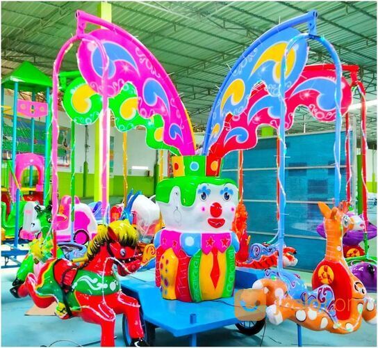 Komedi putar safari wahana odong odong 6 gerbong NP