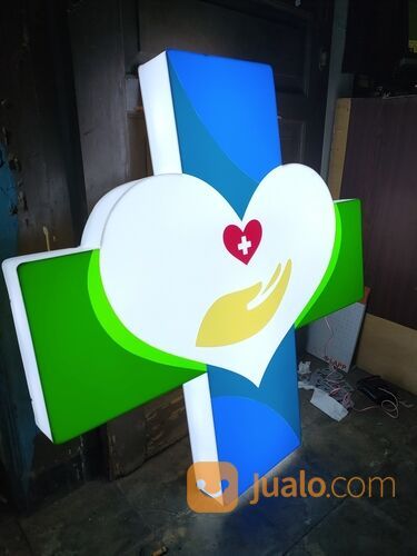 Signbox neon box huruf timbul