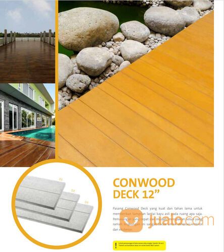 Conwood Flooring DECK 12" I Panjang 305cm Warna Natural