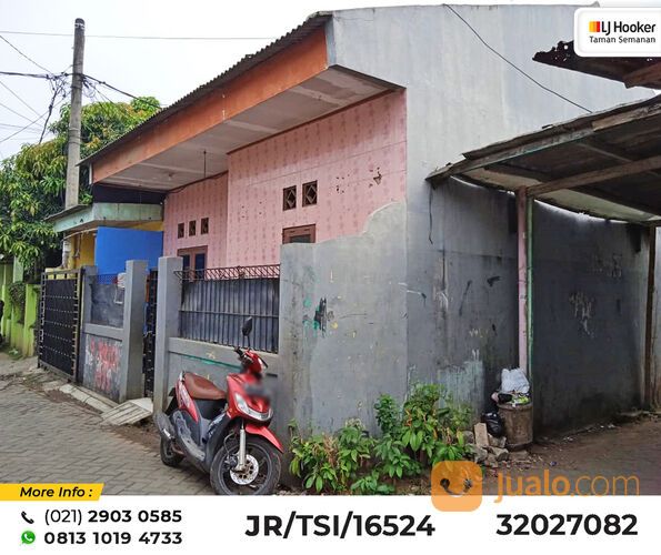 (TSI/16524) Rumah + Kavling Gondrong Sebrang, Tangerang, 10x20 m², 1 Lt, SHM