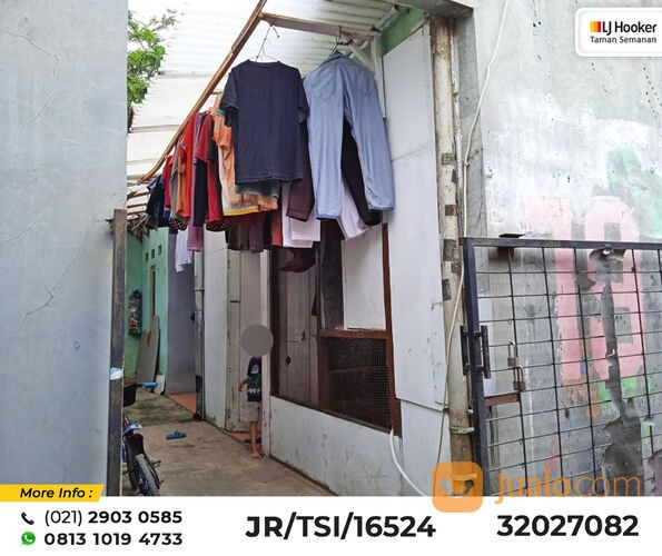 (TSI/16524) Rumah + Kavling Gondrong Sebrang, Tangerang, 10x20 m², 1 Lt, SHM