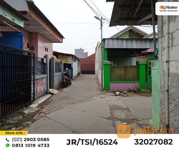 (TSI/16524) Rumah + Kavling Gondrong Sebrang, Tangerang, 10x20 m², 1 Lt, SHM