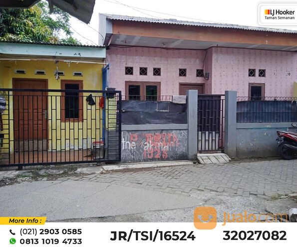 (TSI/16524) Rumah + Kavling Gondrong Sebrang, Tangerang, 10x20 m², 1 Lt, SHM