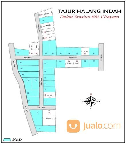 Tanah Tajur Halang, SHM, Dekat Kamboja Green House Cafe