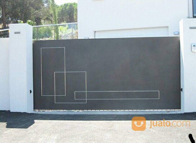 pager gerbang full besi plat