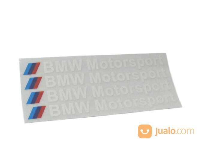 Sticker Motorsport (Putih) Ukuran 12x1.1cm