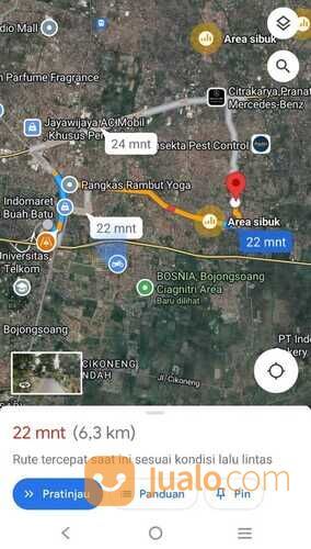 Tanah Murah di Jl Manjahlega margahayu raya Sayap soekarnohatta 2.4 juta /m2