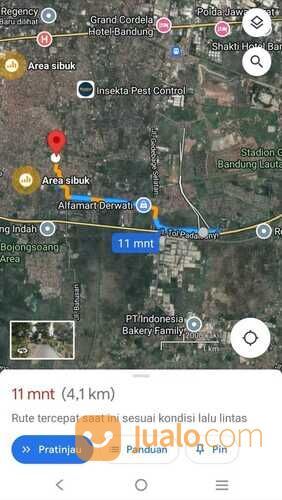 Tanah Murah di Jl Manjahlega margahayu raya Sayap soekarnohatta 2.4 juta /m2