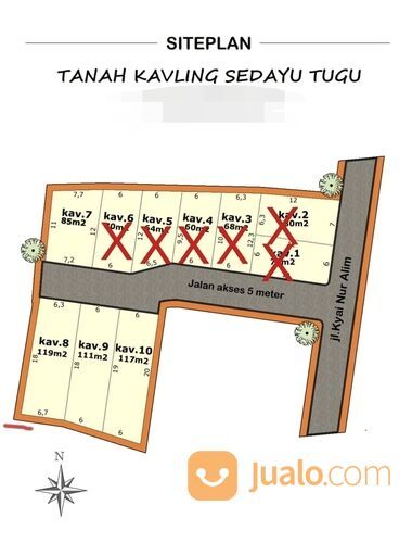 Tanah kavling murah di sembung harjo semarang timur