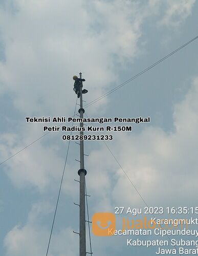 Toko berikut pemasangan penangkal petir Radius R-35M Cirebon