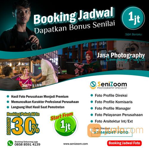 TERPERCAYA, Call 0858-8591-4139, Senizoom, Jasa Fotografer Murah