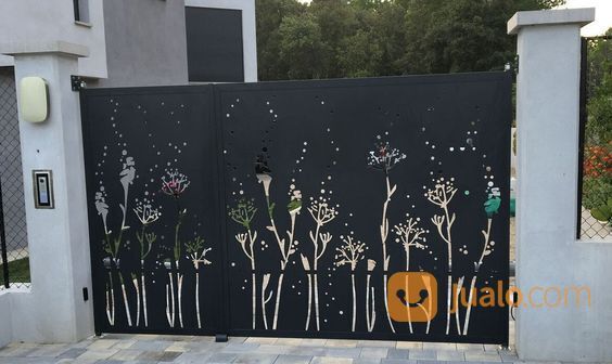 pagar besi plat cutting