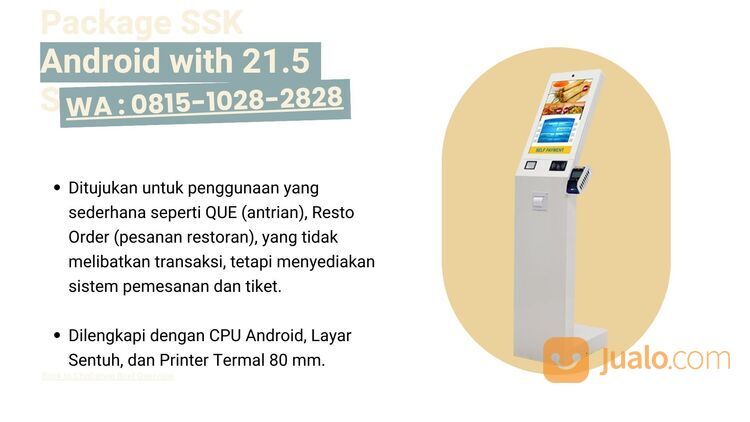 Promo! Self Sercive Kiosk Jakarta, WA : 081510282828, kiosk touch screen, contoh kiosk