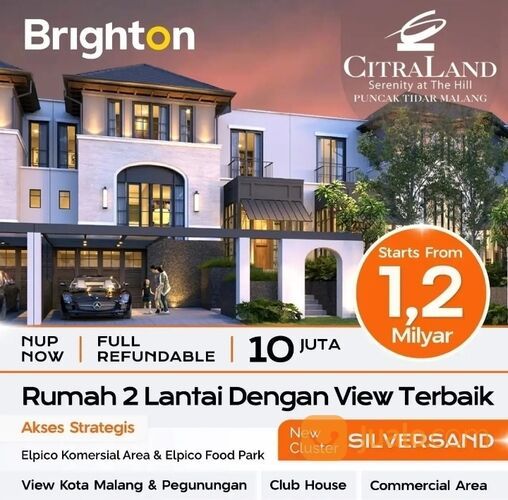 Citraland Puncak Tidar Malang Di Pusat Keramaian Siap KPR New Cluster