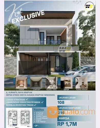 KOST BARU dekat KANTOR IMIGRASI SEMARANG BARAT KRAPYAK