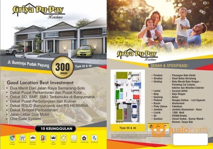 Rumah PUPAY BANYUMANIK BUMIREJO DEPAN KODAM PROMO