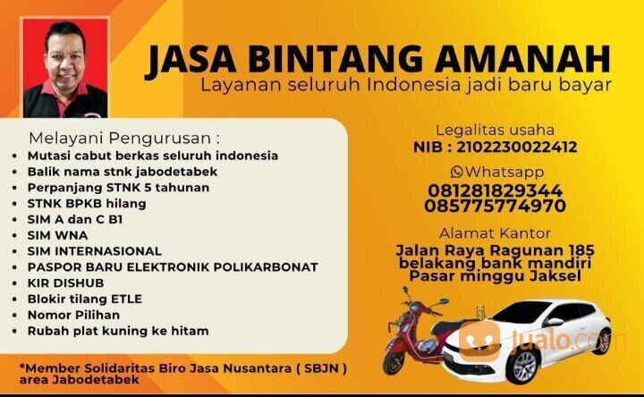 Jasa Balik Nama Palembang Biro Bintang Jasa Amanah. Termurah, Jadi baru bayar