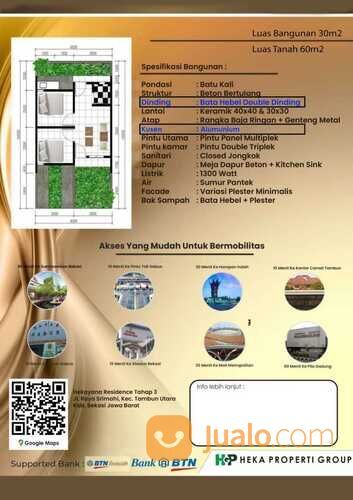 Rumah Subsidi Exclusive Lokasi Pinggiran Jakarta "HEKAYANA RESIDENCE 3 Tambun"