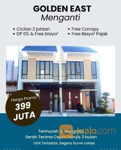 RUMAH GOLDEN EAST MENGANTI PRANTI GRESIK FREE BEBAS BIAYA TANPA DP BISA KPR