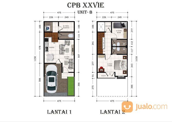 Rumah Mewah Baru dan Modern di Cempaka Putih Tengah belakang gedung gudang garam, Jakarta Pusat