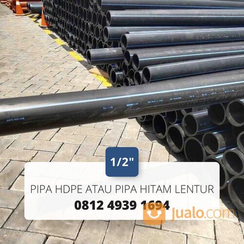 PIPA HDPE ATAU PIPA HITAM LENTUR 1/2"